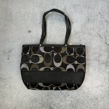 Vintage Coach Handtasche Schwarz