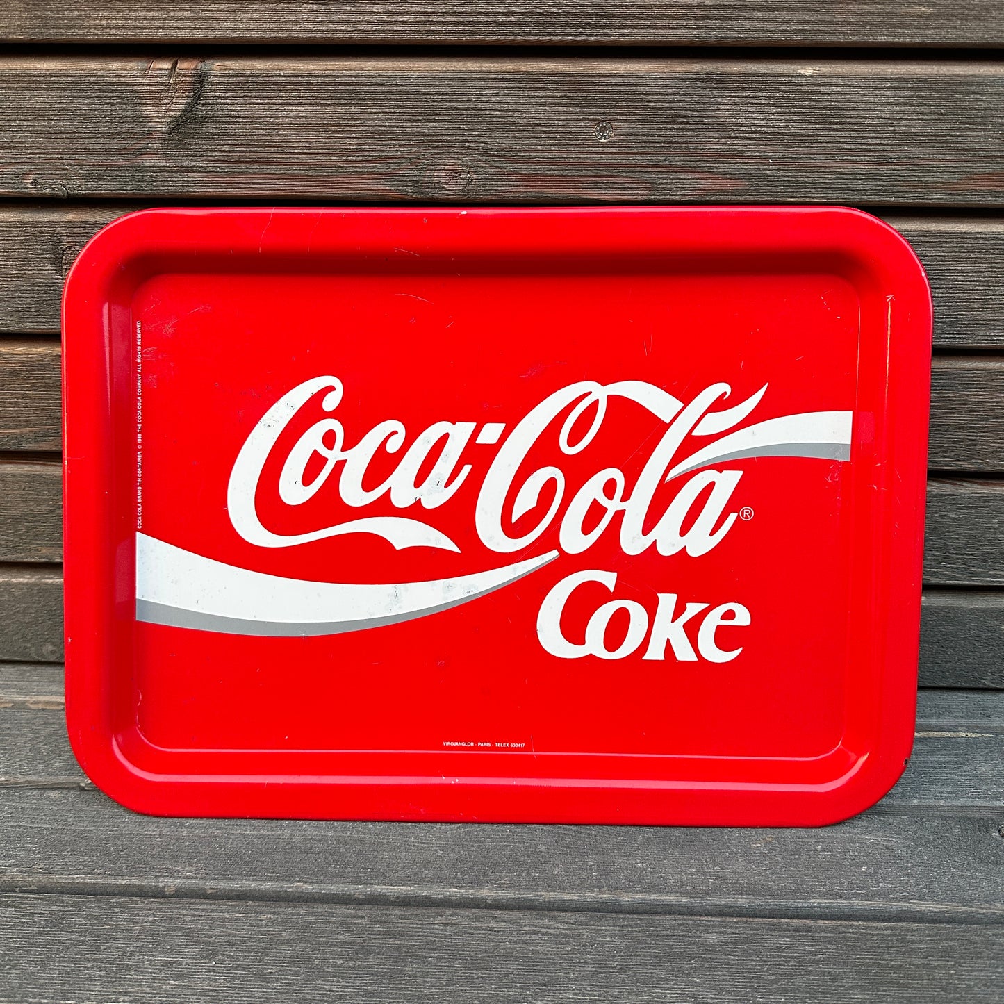 Vintage Coca Cola 1989 Tablett Serving Tray