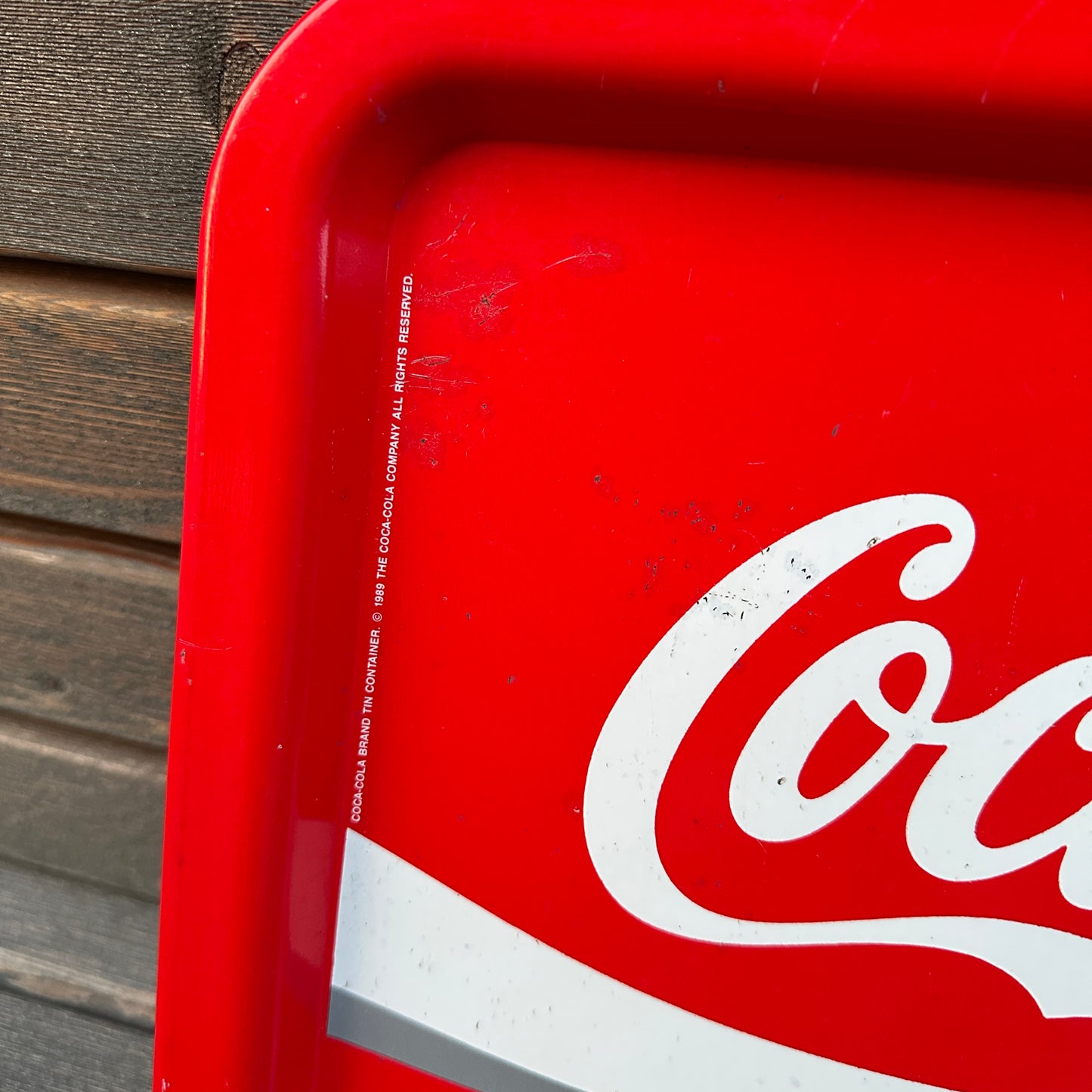 Vintage Coca Cola 1989 Tablett Serving Tray