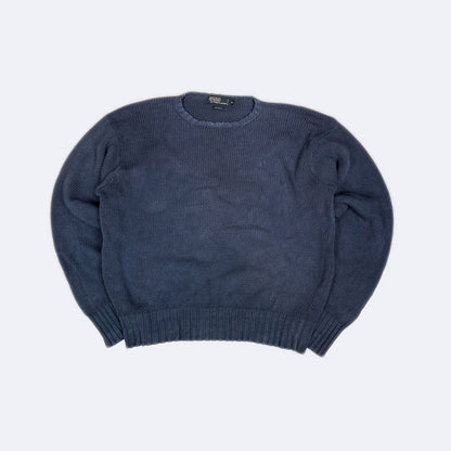 Vintage Ralph Lauren Strickpullover Dunkelblau (XL)