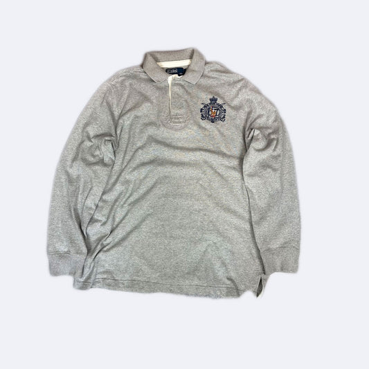 Vintage Polo Ralph Lauren Rugby Sweater Grau (M)