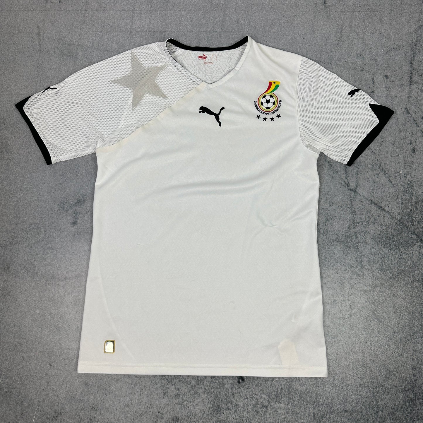 Puma Ghana 2010-2011 Trikot Weiß (S)