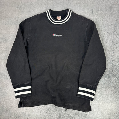 Vintage Champion Reverse Weave Sweater Schwarz (XL)