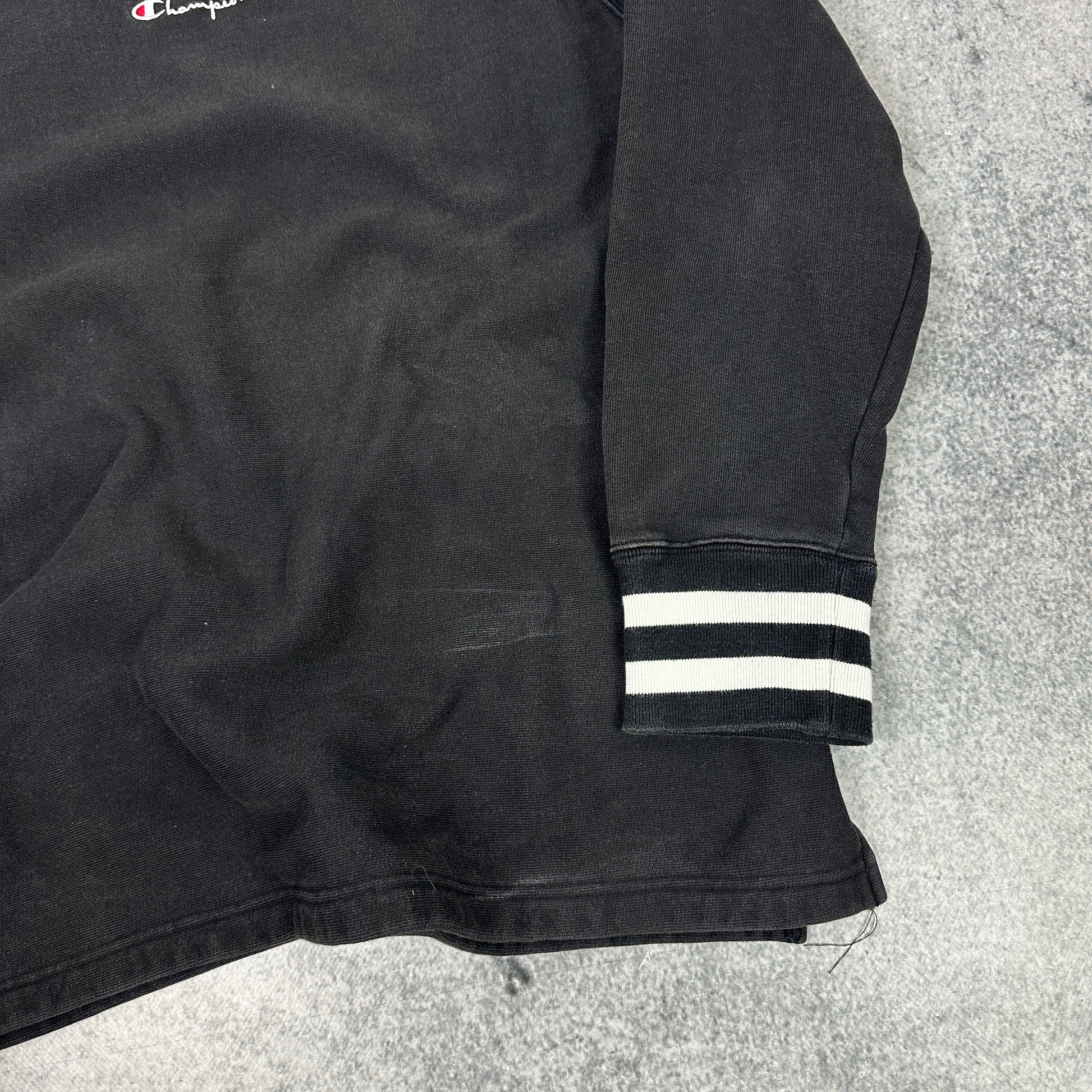 Vintage Champion Reverse Weave Sweater Schwarz (XL)