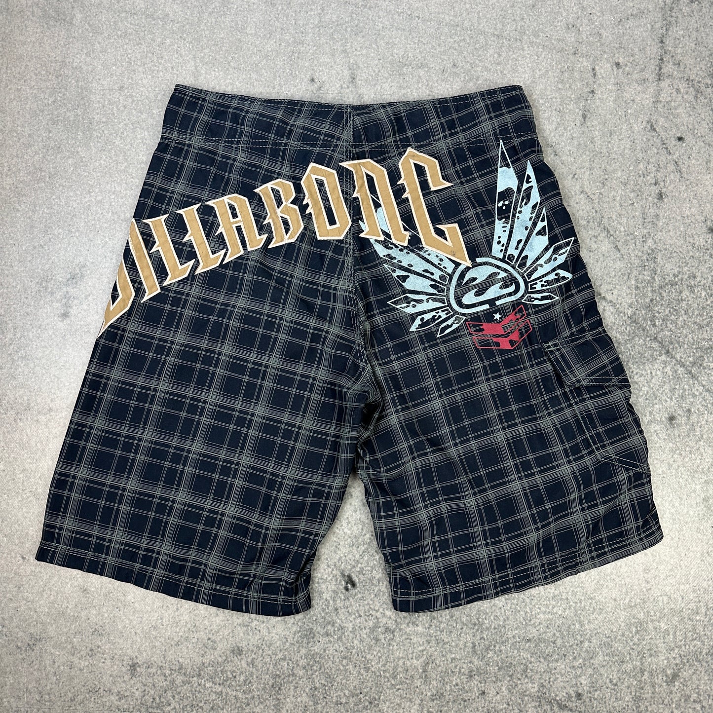 Y2K Billabong Shorts Blau (34)