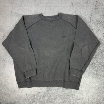 Vintage Hugo Boss Sweater Grau (XXL)