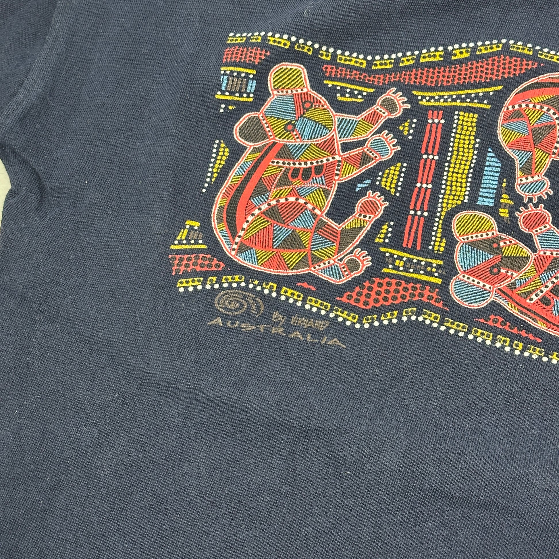 Vintage Australia T-Shirt Marineblau (M-L)