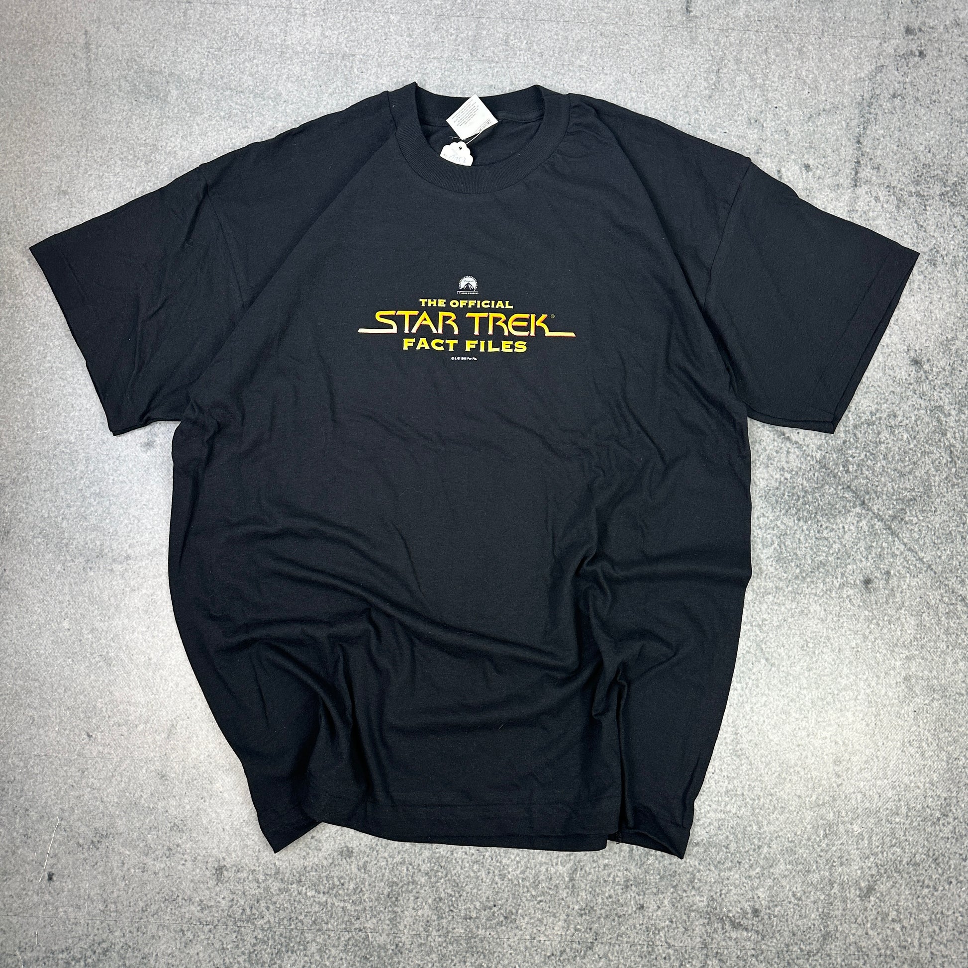 Vintage Screen Stars Star Trek T-Shirt 1998 Schwarz (XL)