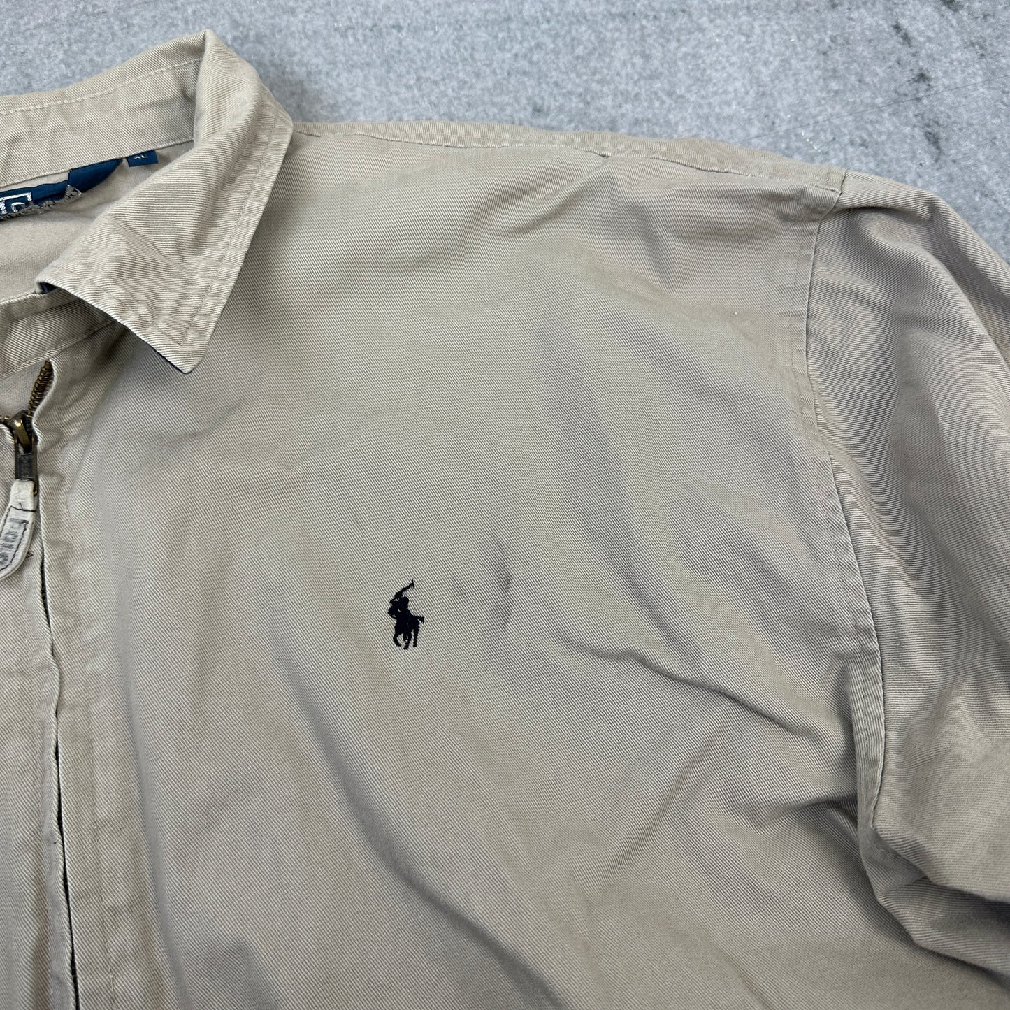 Vintage Polo Ralph Lauren Harrington Jacke Beige (XL)