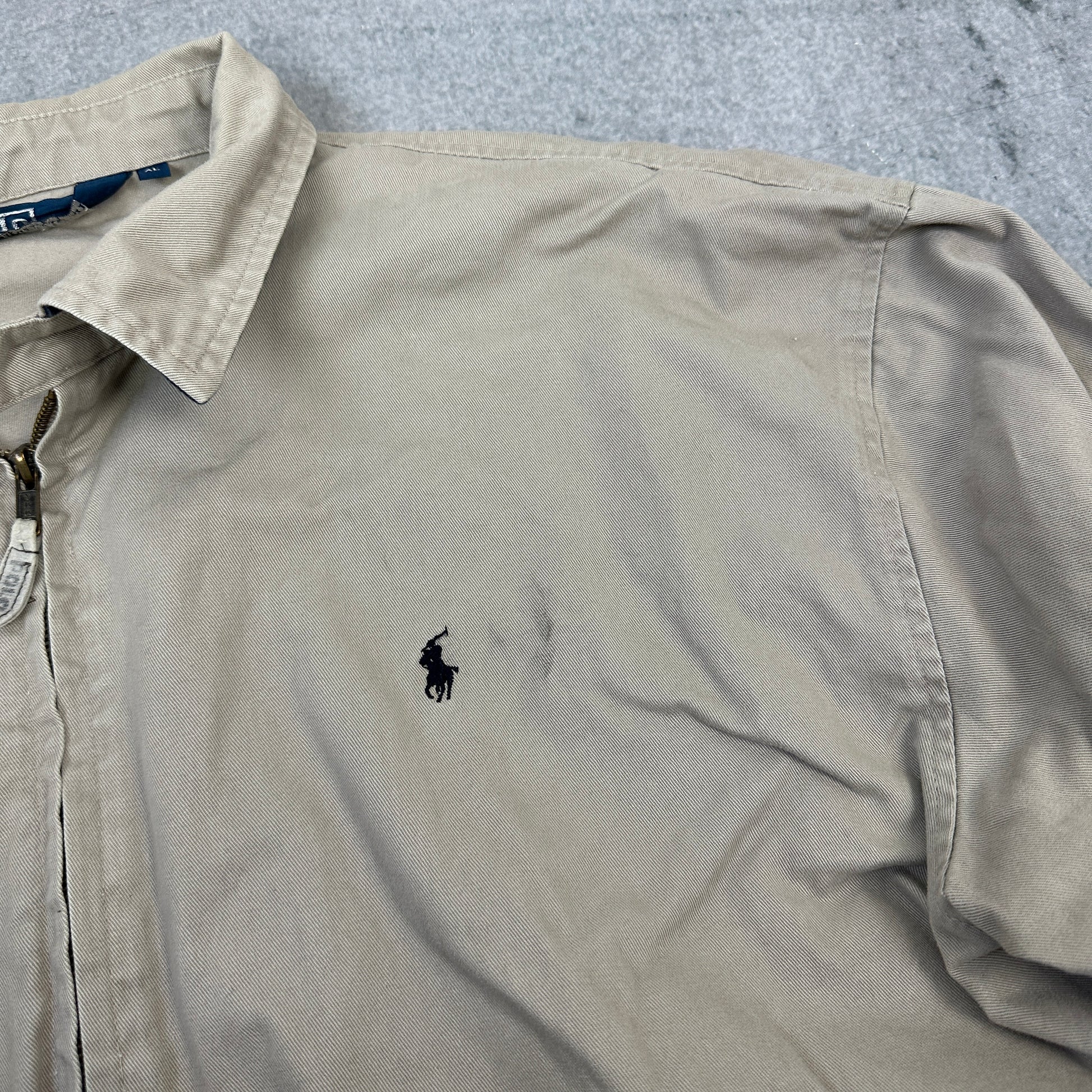 Vintage Polo Ralph Lauren Harrington Jacke Beige (XL)