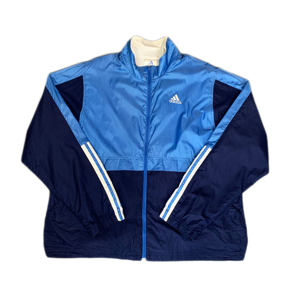 Vintage Adidas Trainingsjacke Blau (XL)
