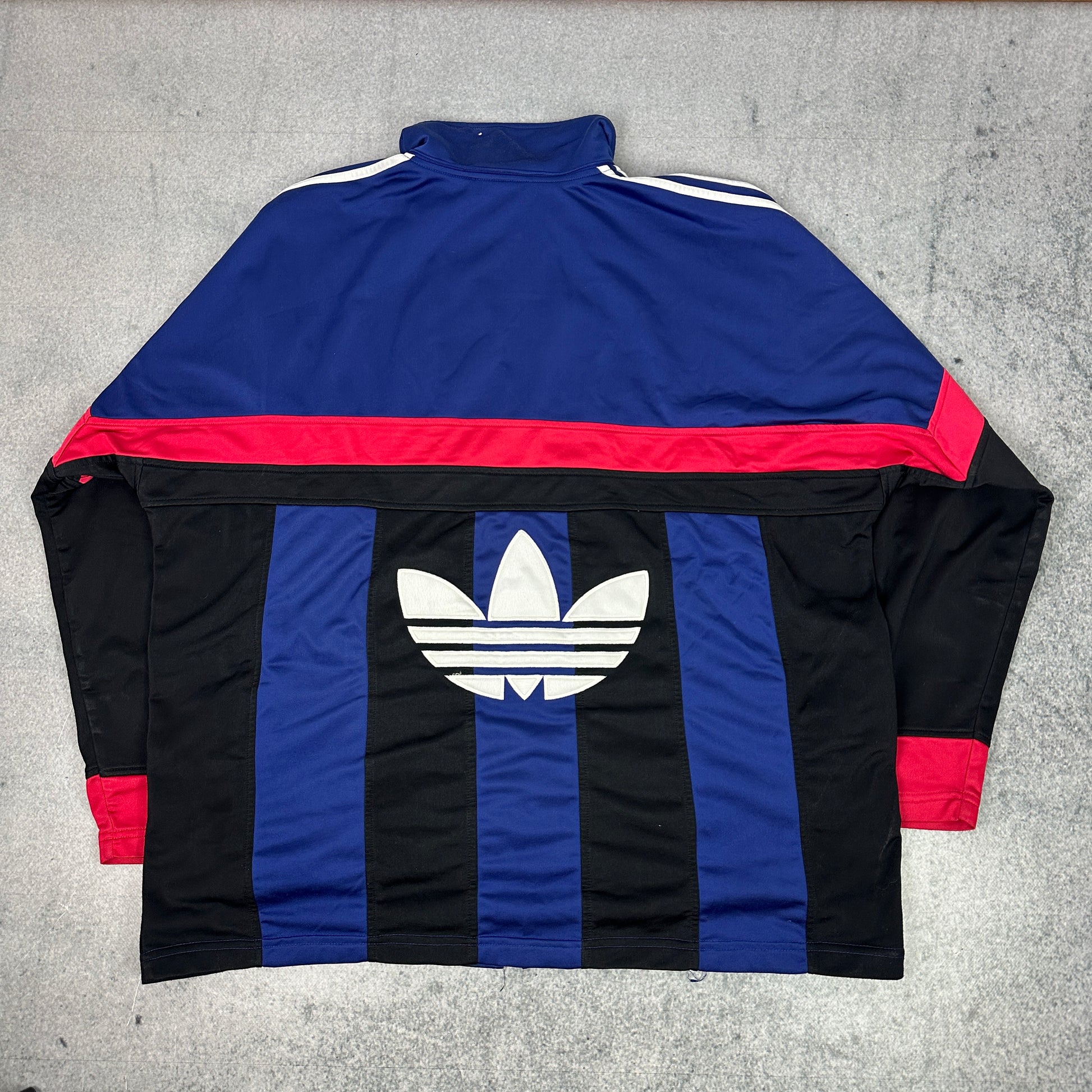 80s/90s Adidas Trainingsjacke Blau (XL)