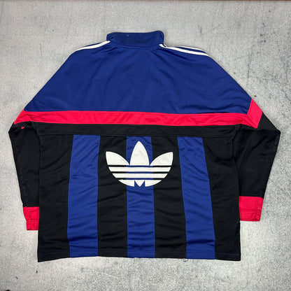 80s/90s Adidas Trainingsjacke Blau (XL)
