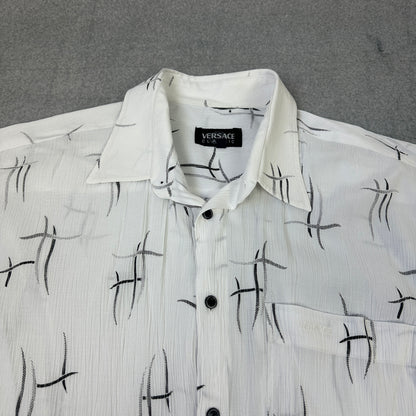 Vintage Versace Classic Hemd Weiß (XL)