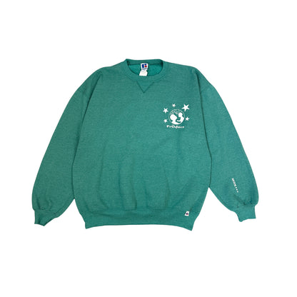 Vintage 90er Russell Athletic Pröduce Sweater Grün (XL)