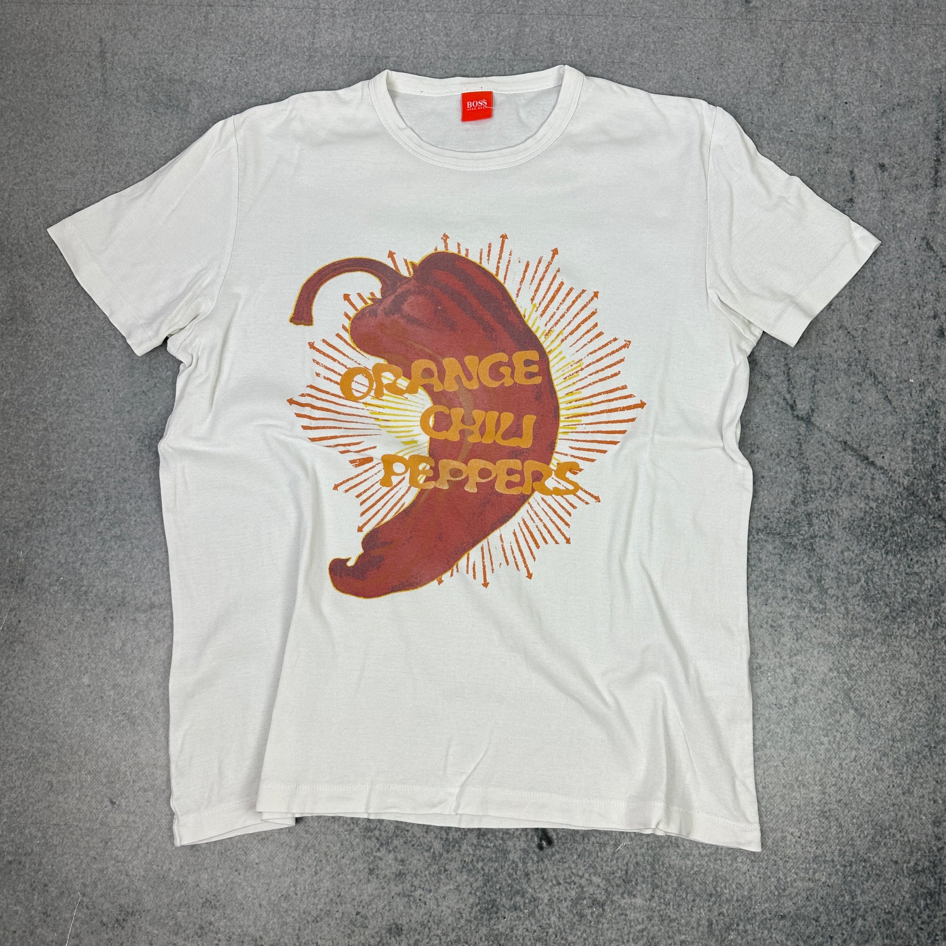 Hugo Boss Orange Chili Peppers T-Shirt Weiß (XL)