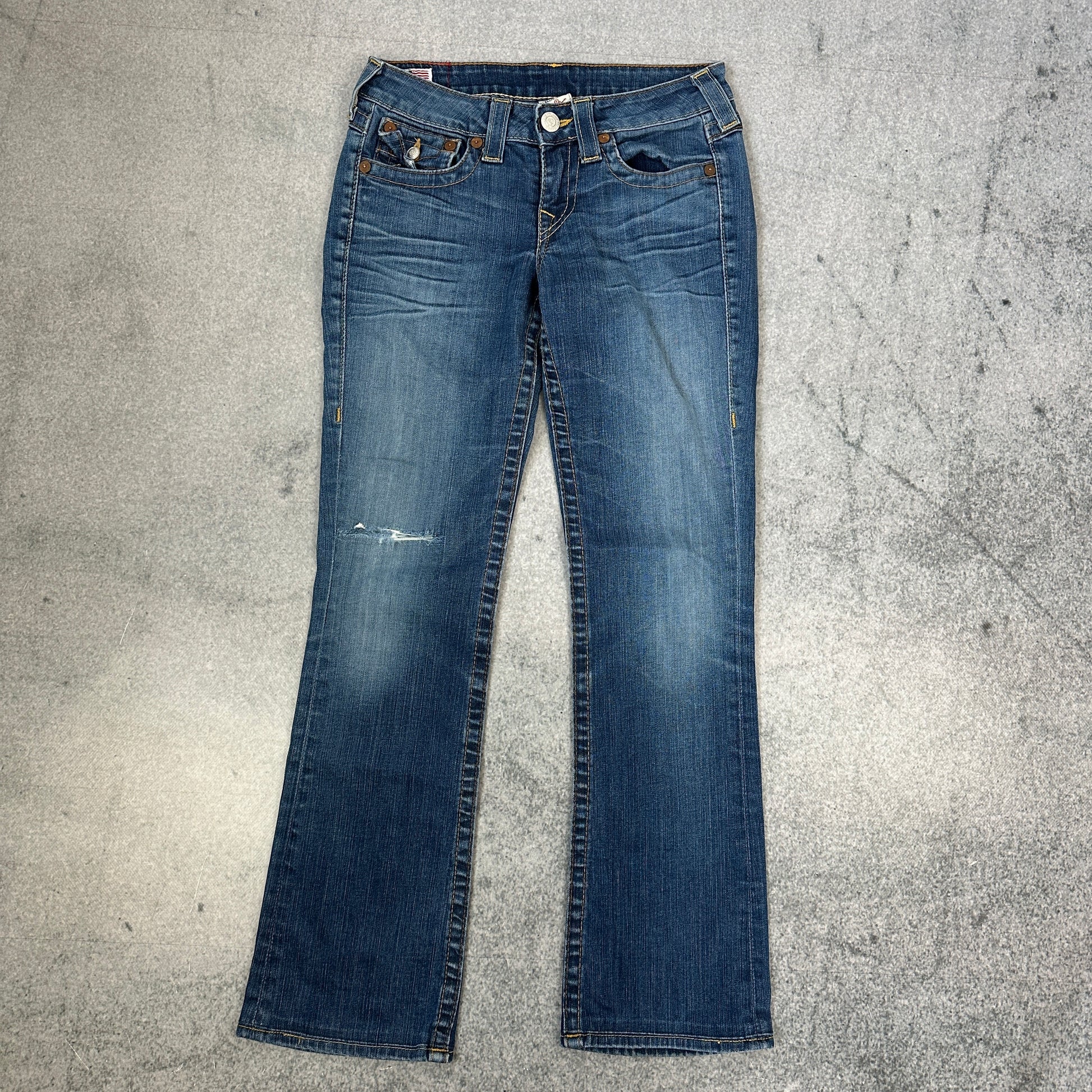 True Religion Flared Jeans Blau (27)
