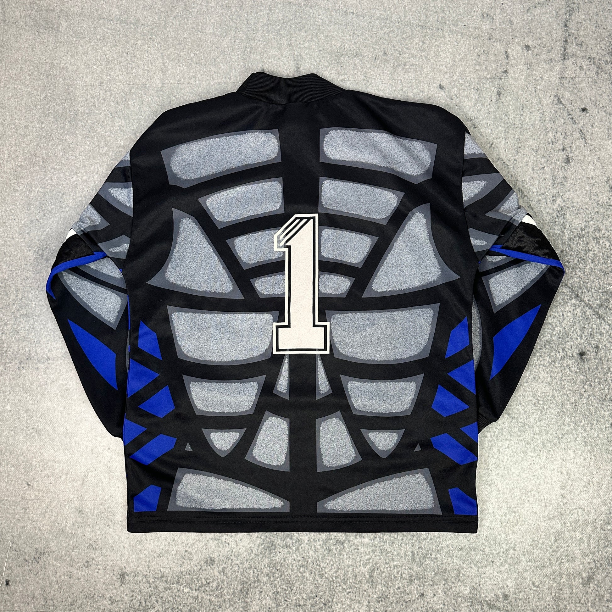 90er Adidas Torwarttrikot "Terminator" Trikot Schwarz (XS)