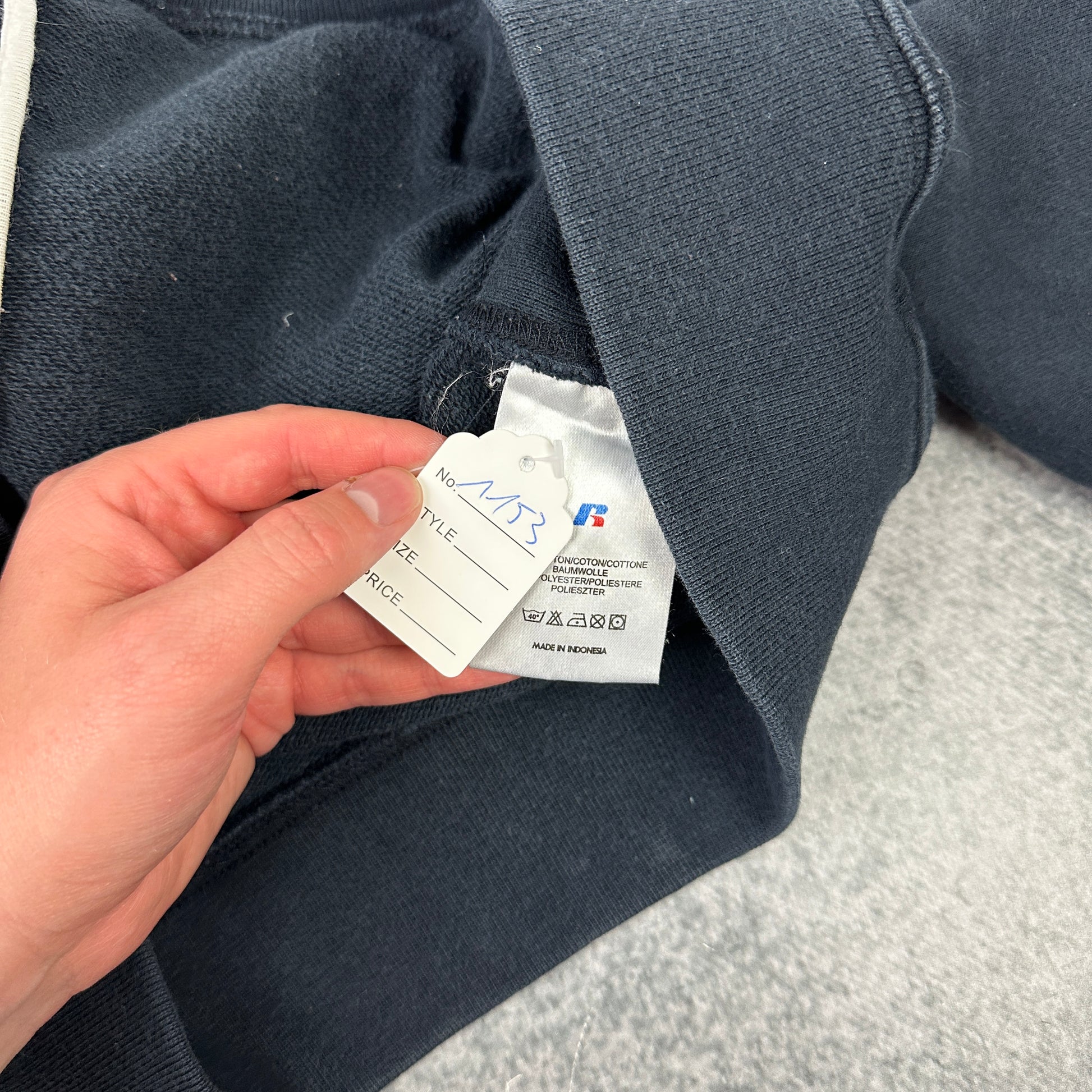 Russell Athletic Zipper Blau (M)