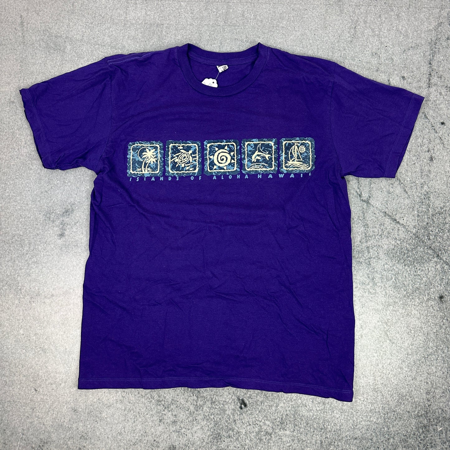 Allsport Islands of Aloha Hawaii T-Shirt Lila (M)