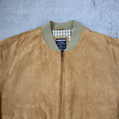 Van Johnson Velour Lederjacke Braun (28)