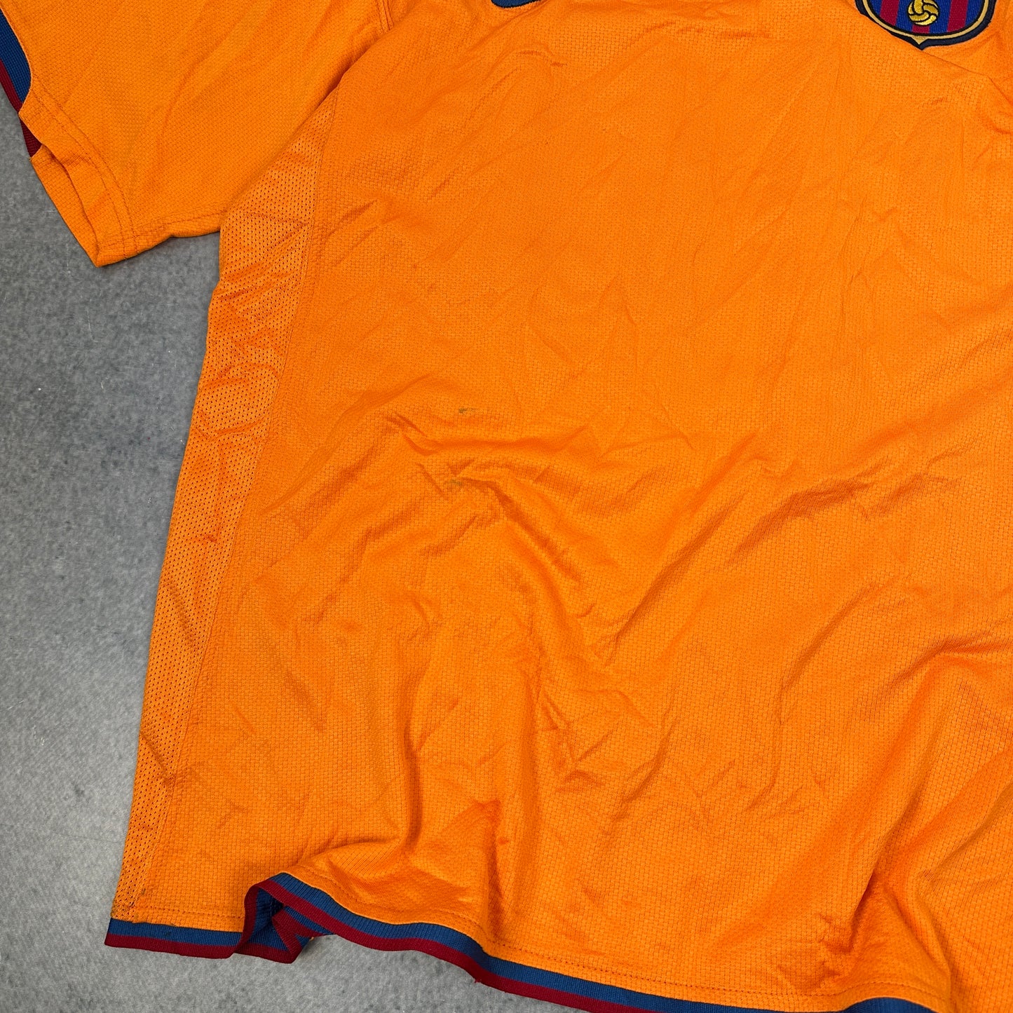 Nike FC Barcelona Trikot 2007-2008 Ronaldinho Orange (M)