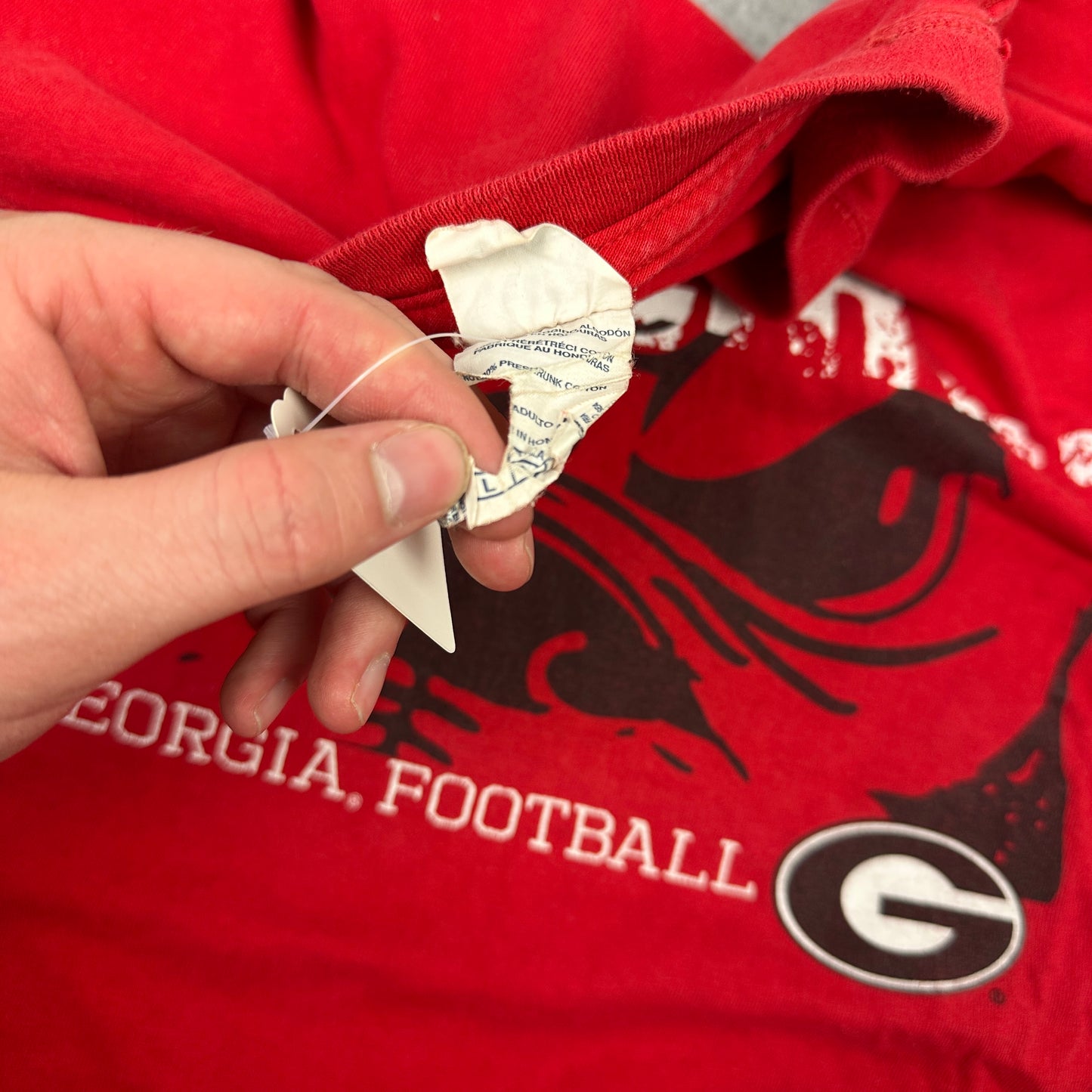2012 Georgia Bulldogs Football T-Shirt Rot (L)