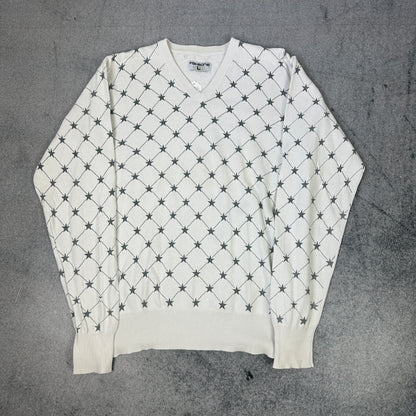 Fishbone Sweater Weiß (L)