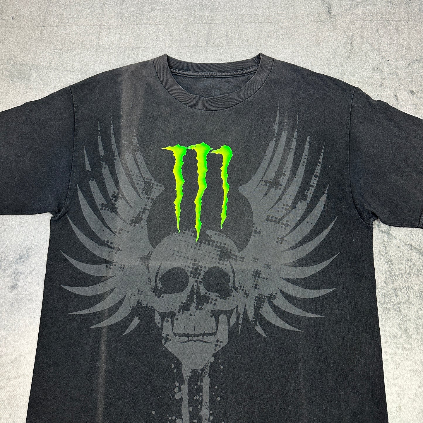 Vintage Monster Energy T-Shirt Schwarz (M-L)