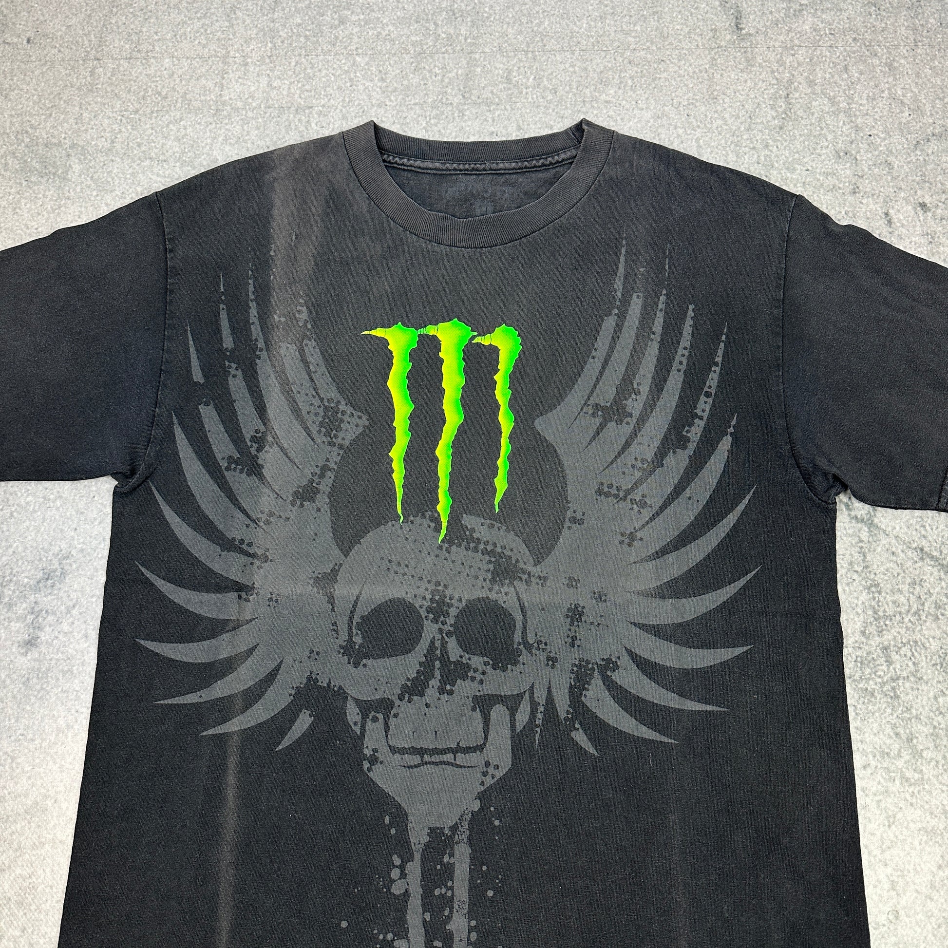 Vintage Monster Energy T-Shirt Schwarz (M-L)