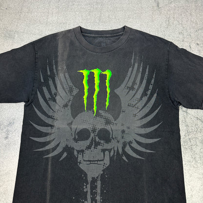 Vintage Monster Energy T-Shirt Schwarz (M-L)