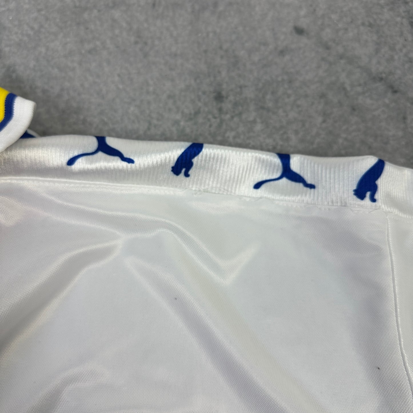 1998-2000 Puma Leeds United Trikot Weiß (L)