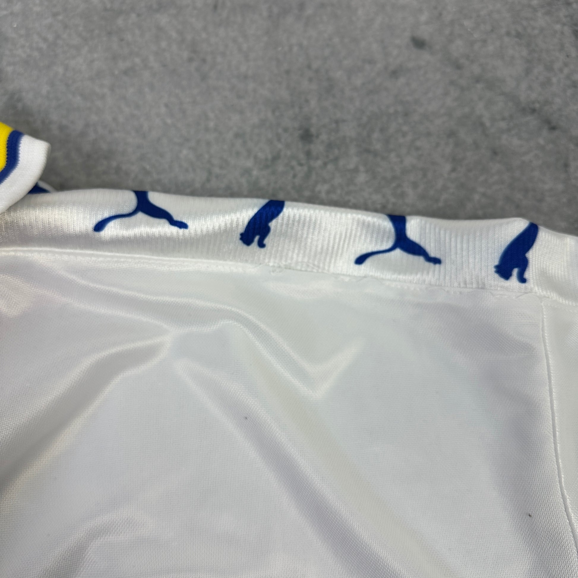 1998-2000 Puma Leeds United Trikot Weiß (L)