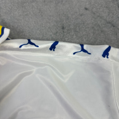 1998-2000 Puma Leeds United Trikot Weiß (L)