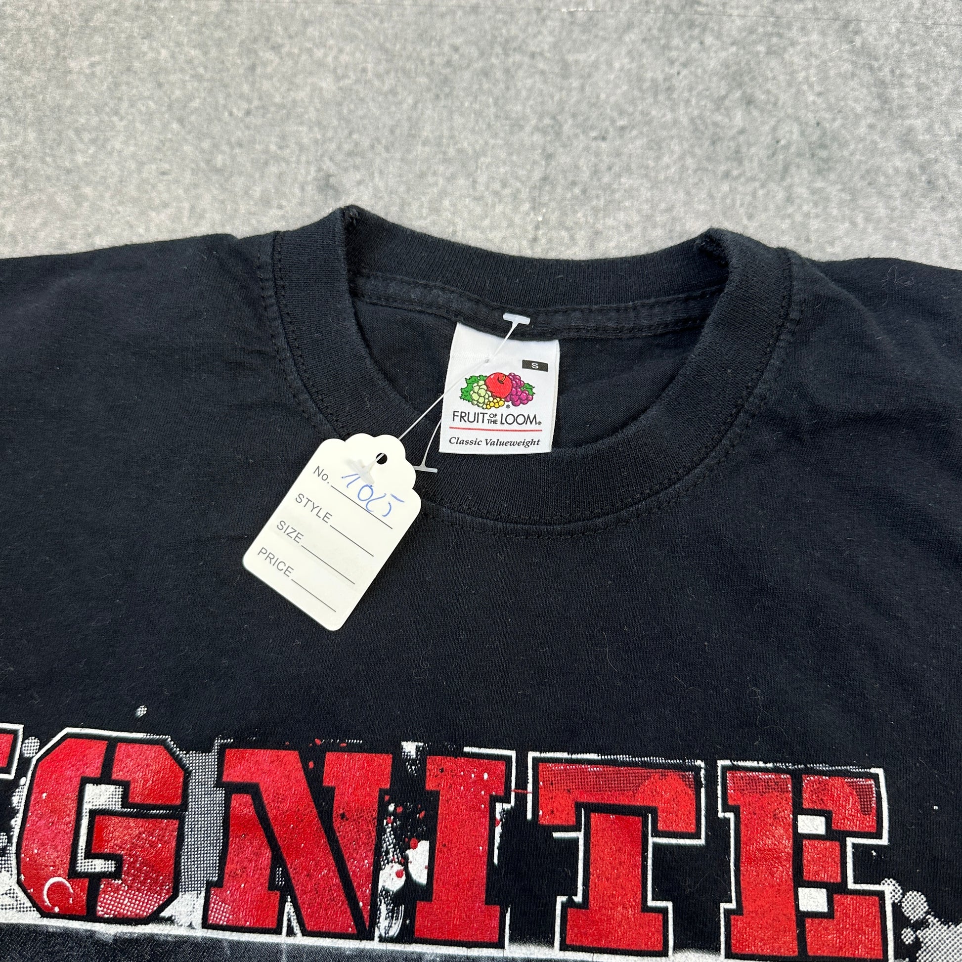 Fruit Of The Loom Ignite – Let It Burn T-Shirt Schwarz (S)