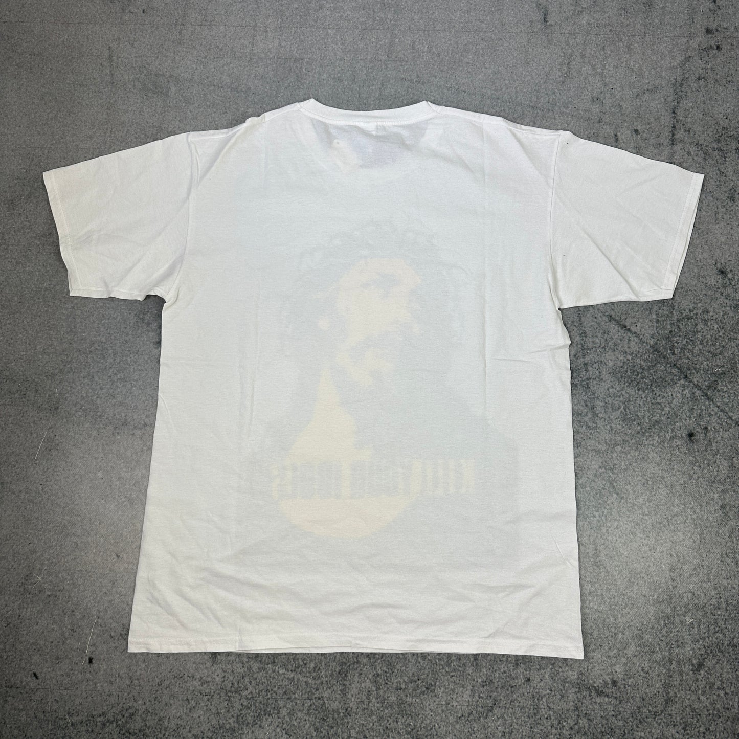 Fruit Of The Loom Terror 1987 T-Shirt 2000er Weiß (L)