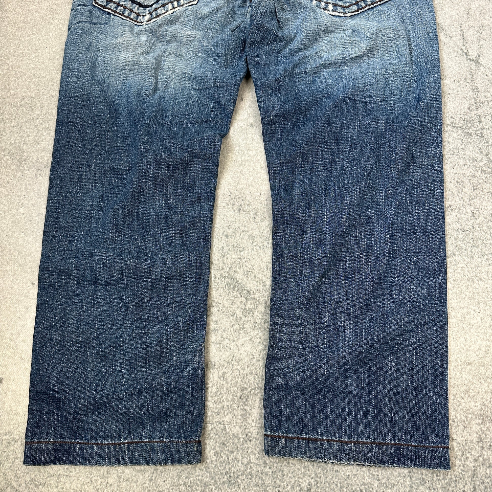 True Religion Baggy Jeans Blau (33)