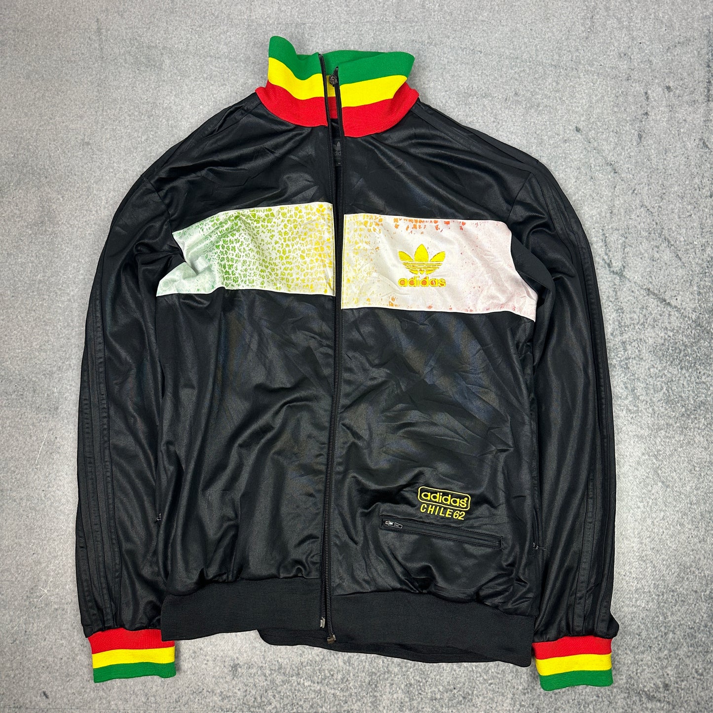 Adidas Chile 62 Trainingsjacke Schwarz (M)