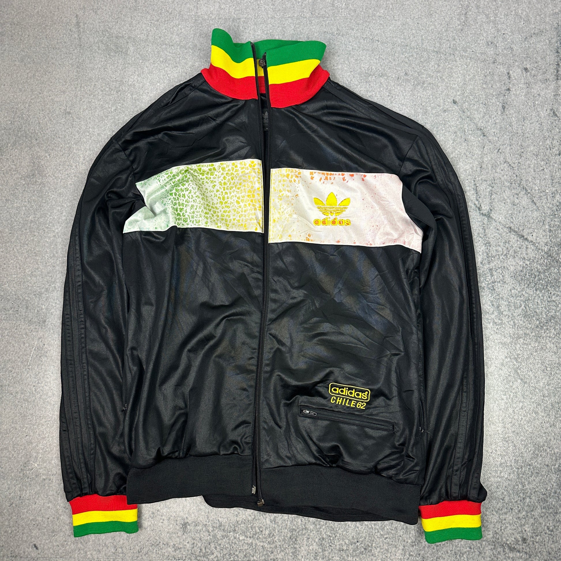 Adidas Chile 62 Trainingsjacke Schwarz (M)