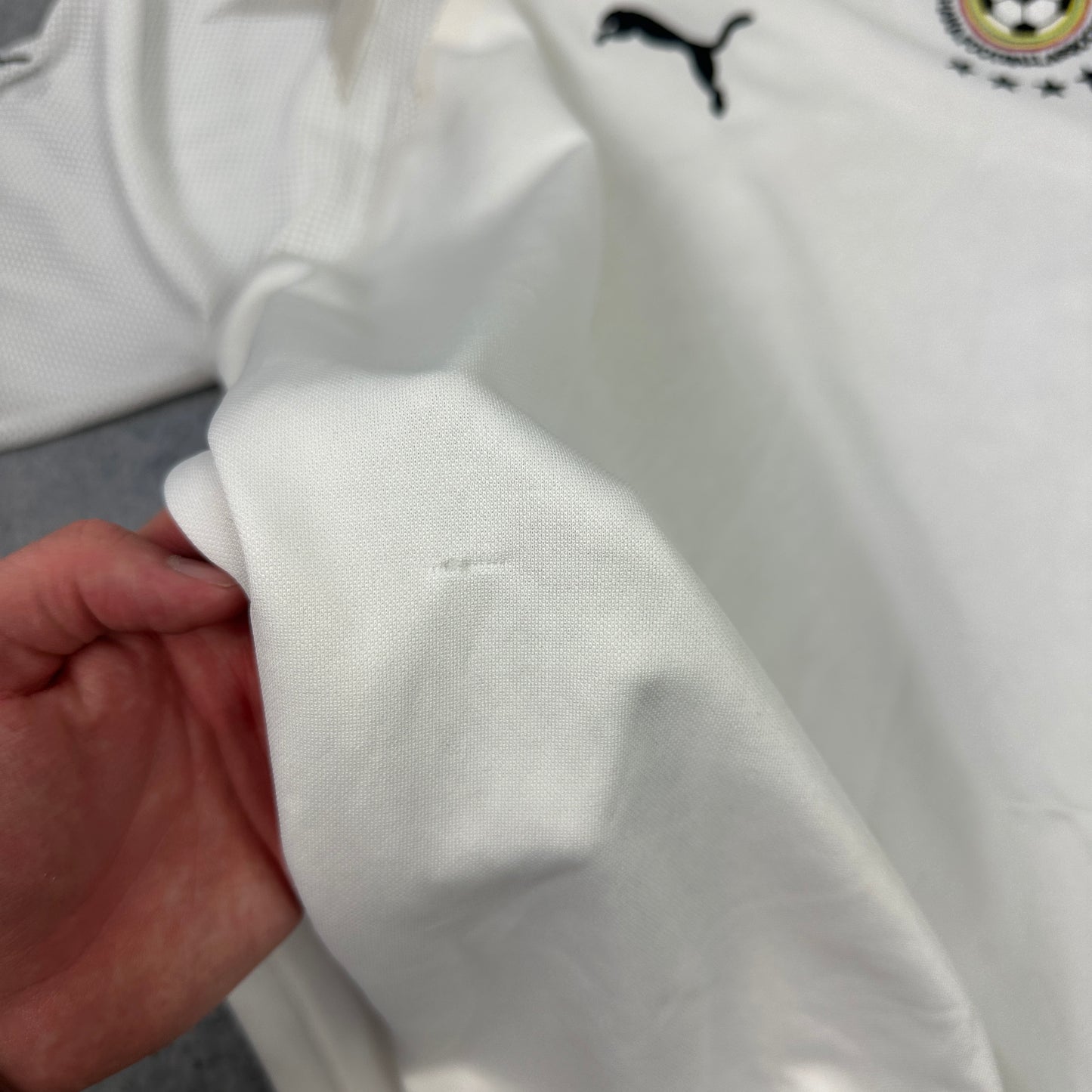 Puma Ghana 2010-2011 Trikot Weiß (S)