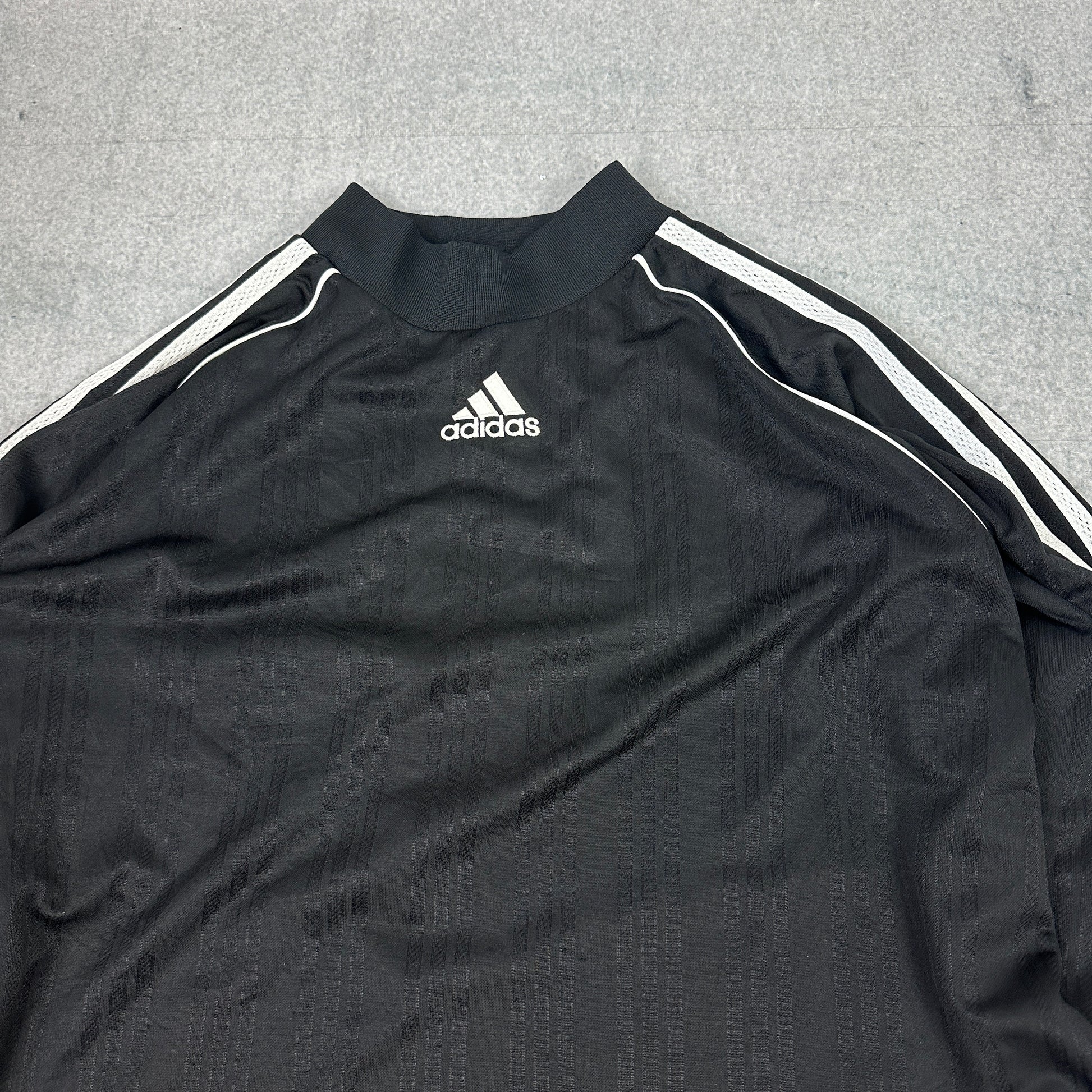 Vintage 80er Jahre Adidas Torwart Trikot Schwarz (L)