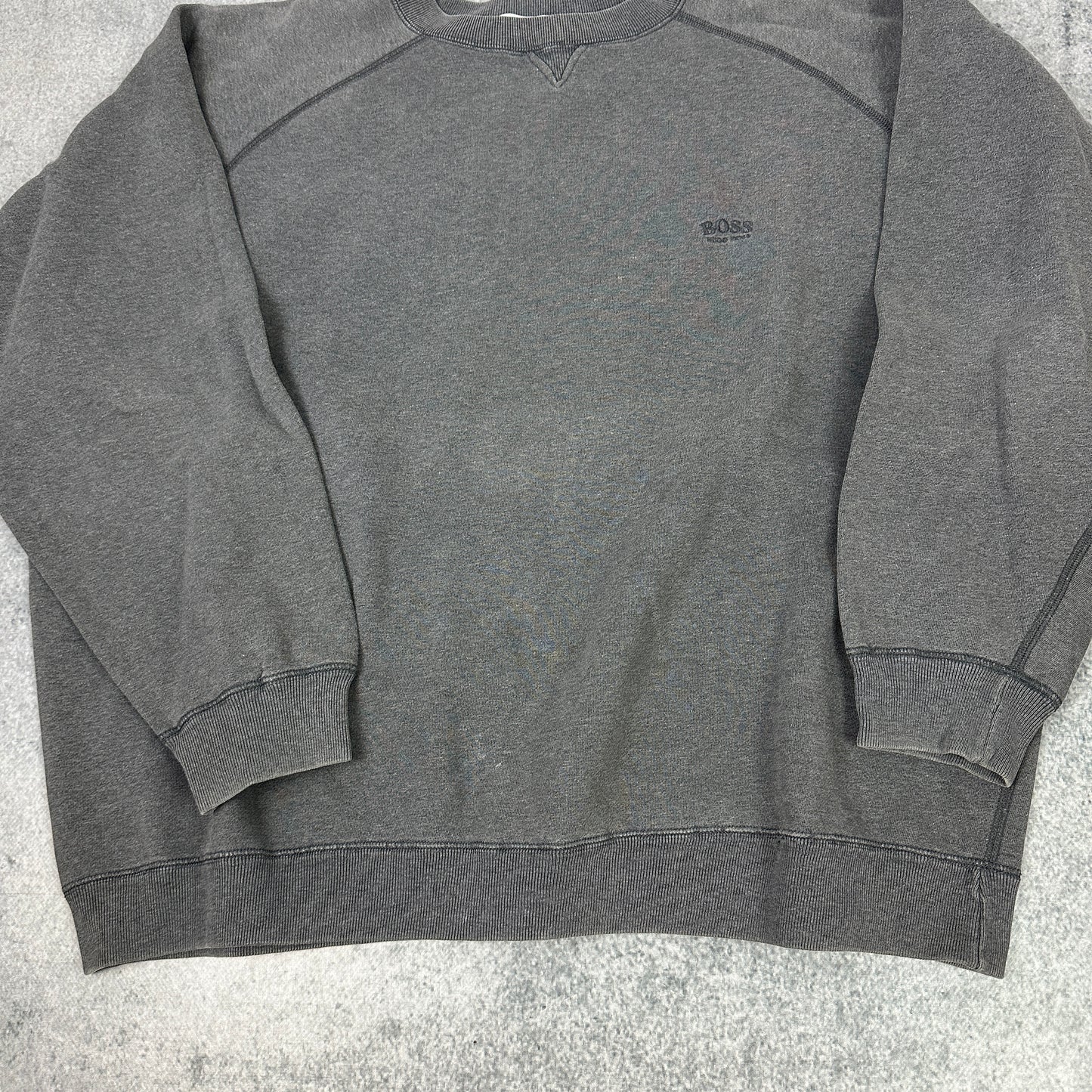 Vintage Hugo Boss Sweater Grau (XXL)