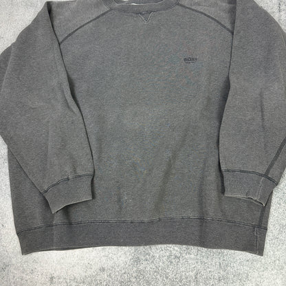 Vintage Hugo Boss Sweater Grau (XXL)