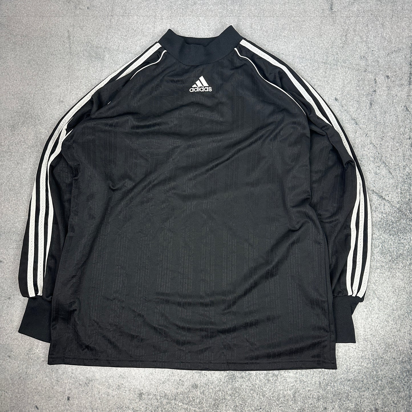 Vintage 80er Jahre Adidas Torwart Trikot Schwarz (L)