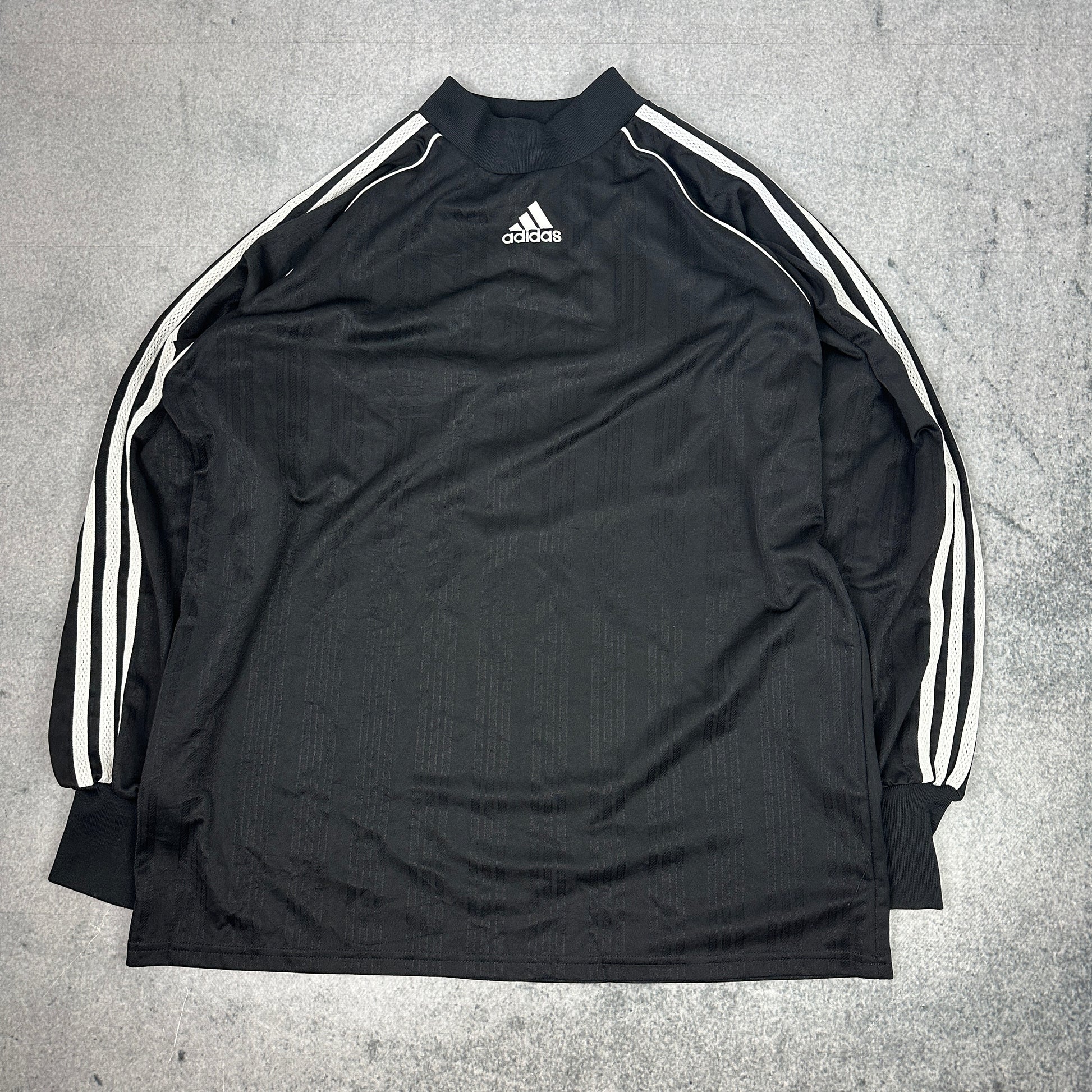 Vintage 80er Jahre Adidas Torwart Trikot Schwarz (L)