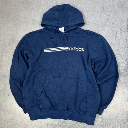 Vintage Adidas Hoodie Marineblau (L)