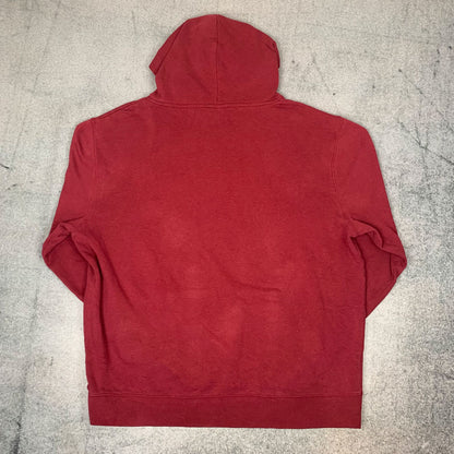 Vintage Temple Owls Hoodie Rot (XL)